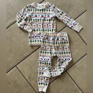 ❌SOLD❌ Hanna Andersson ELF Holiday Pajama Set
